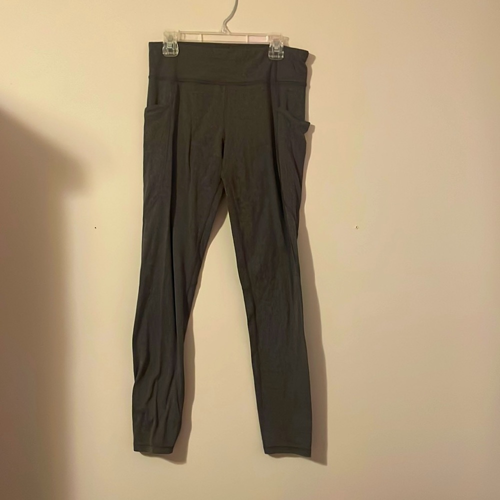 Athleta Girls size XXL/16 dark gray leggings